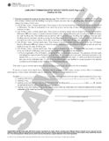 SN 1267AB Landlord's Termination Notice without Stated Cause Set, Pages 1 and 2 (OR)