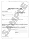 SN 1502 Simple Estate Administration Kit (OR)