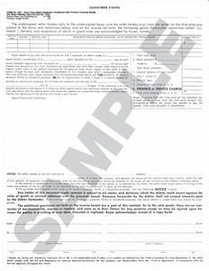 SN 1227 Retail Installment Contract -- Goods, Short Form (OR)