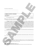 WA 63 Community Property Agreement (WA)