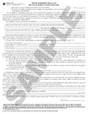 SN 1142ABC Rental Agreement Set, Manufactured Dwelling or Floating Home Facility, Pages 1, 2 and 3 (OR)