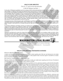 WA 127 Health Care Directive, with overview and instructions (WA)