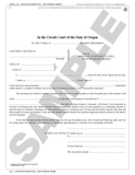 SN 1501 Estate Administration Kit (OR)