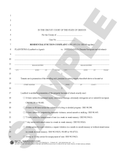 SN 544 Residential Eviction Complaint (OR)