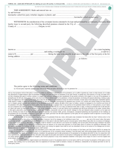 SN 869 Lease and Option Agreement, for other than a dwelling unit (OR)